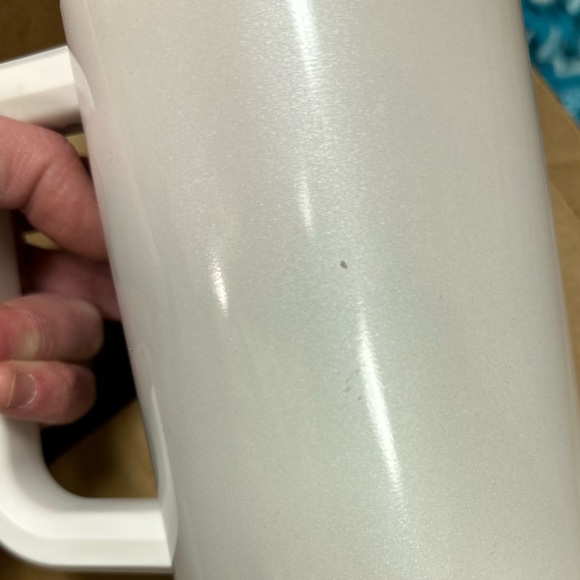 Stanley 40oz Stainless Steel Adventure Quencher Tumbler - Frost Pearlescent FLAW - Picture 3 of 5